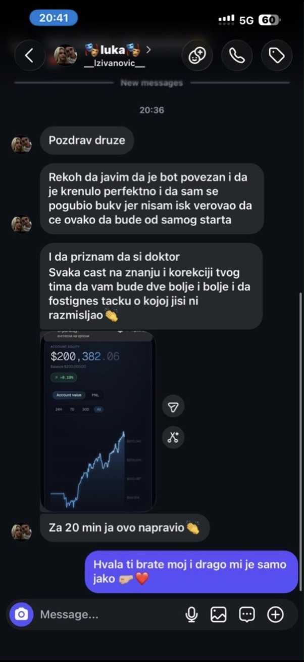 L. Ž. · poruka Cjuretu